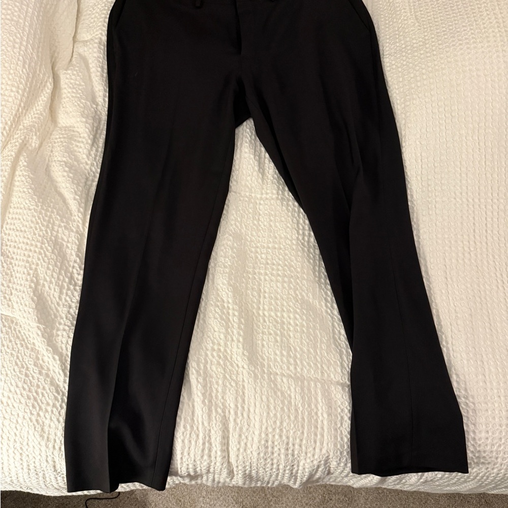 Haggar Classic Black Dress Pants for Men